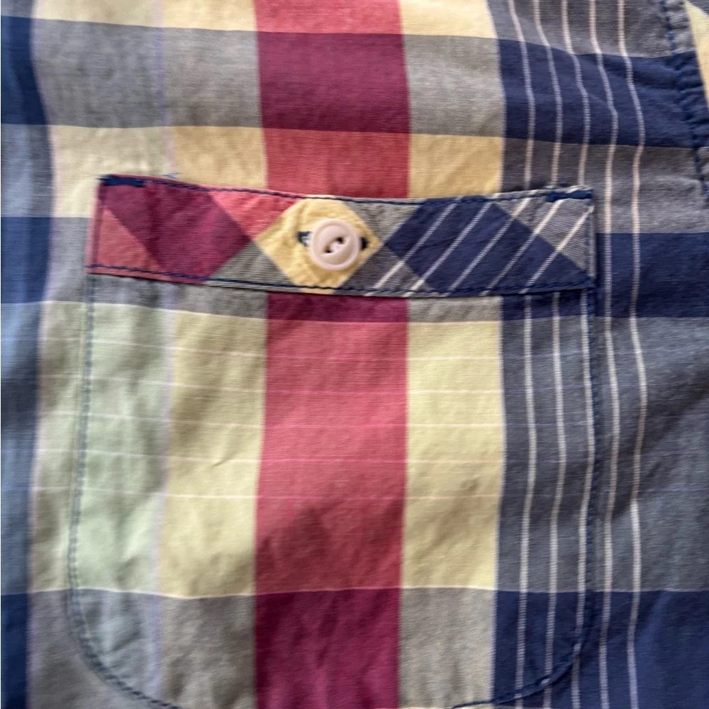 Eddie Bauer Multicolor Plaid Button Down Shirt - Picture 3 of 8
